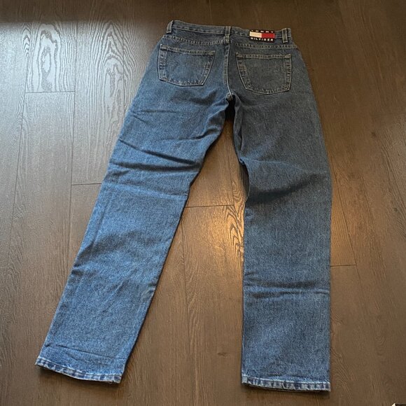 vintage 90s tommy hilfiger denim jeans size 31/34 - Picture 9 of 10